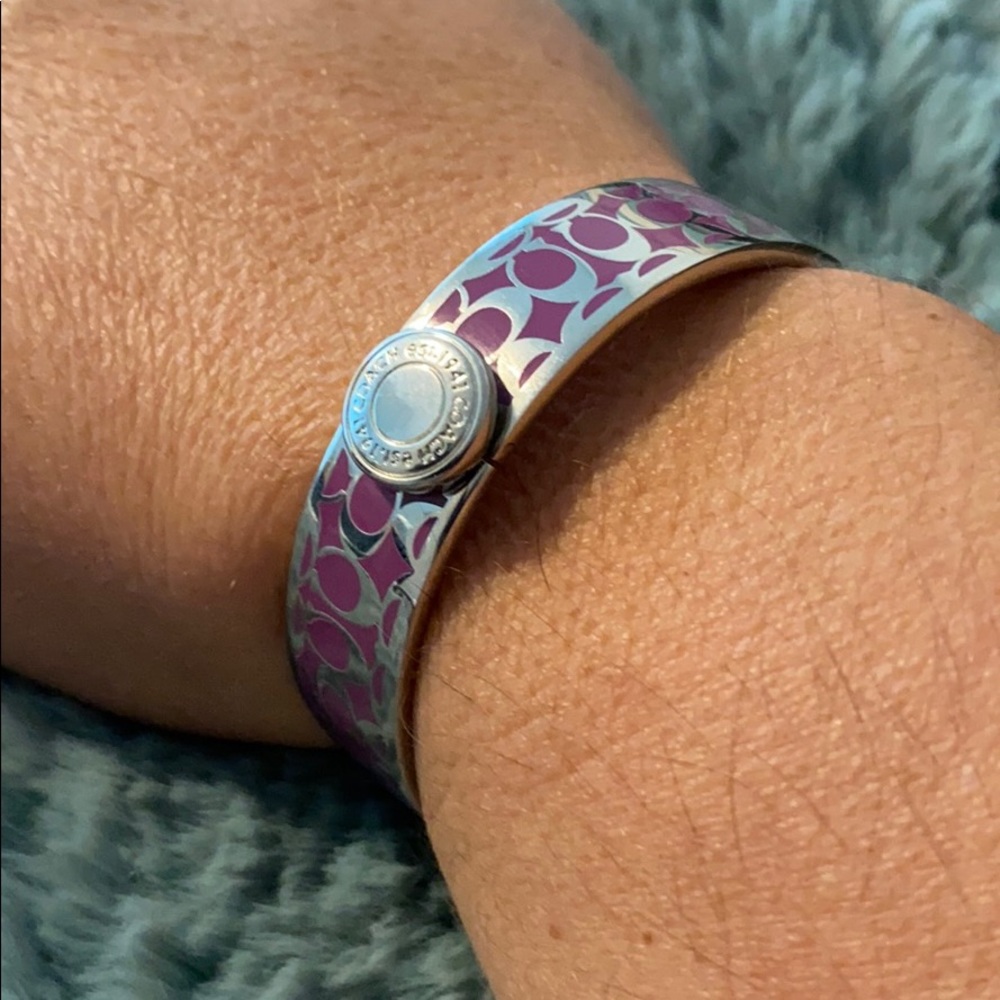 Purple Coach C’s Bracelet